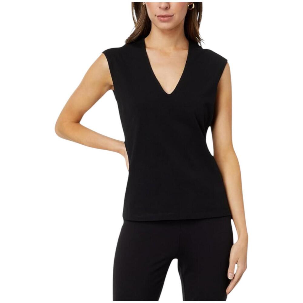 NIC+ZOE Women's V Neck Perfect Layer Tank Black - Regular